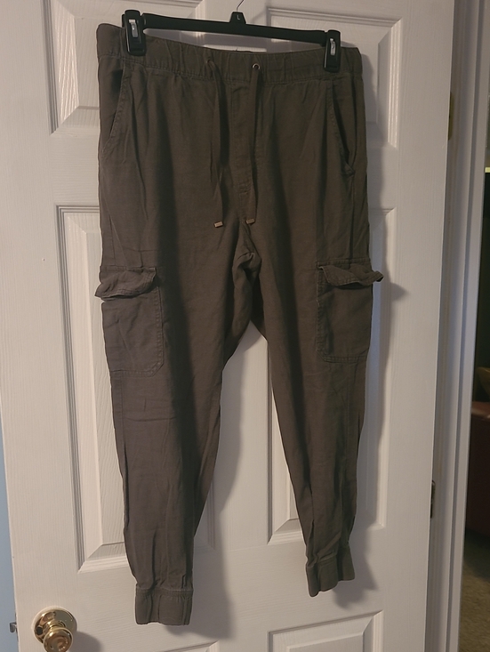 St. John's Bay Other - Men's Cargo Jogger Pants - Olive L St. John's Bay